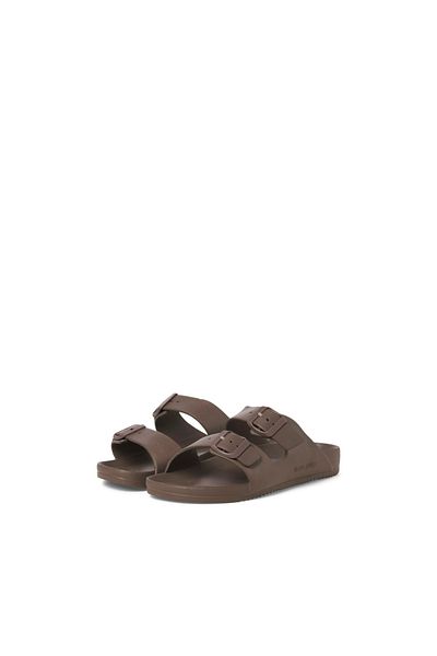 Jack & Jones Ανδρικό σανδάλι Jack Jones Jfwcroxton σε καφέ χρώμα - Μοντέλο Noos με παντόφλες 1220400