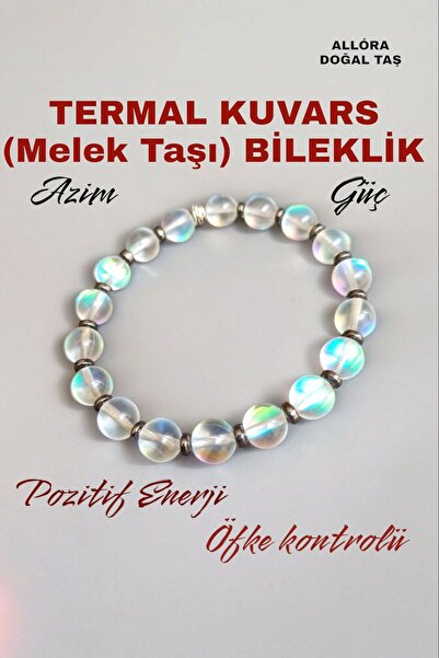 ALLORA DOĞALTAŞ Doğal Taş Termal Kuvars Bileklik