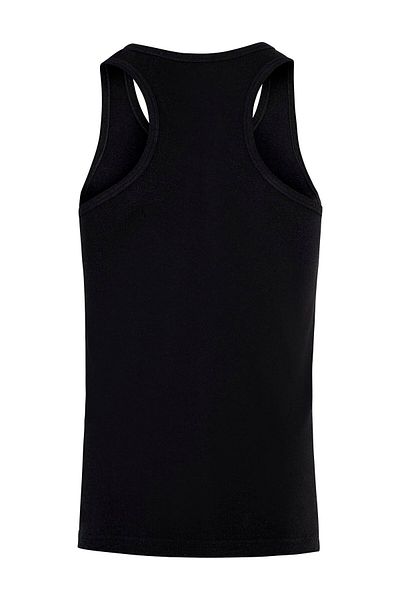 Şahin 6 Pieces Men's Rambo Rib - 100% Cotton, Cross Back Tank Top