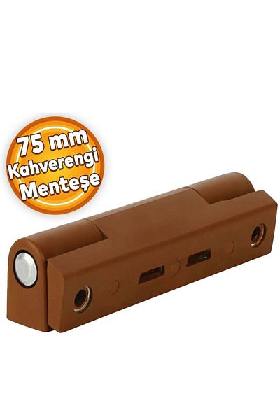 Timpa Pvc Pi̇mapen Window Hinge 75mm Brown 1 Piece