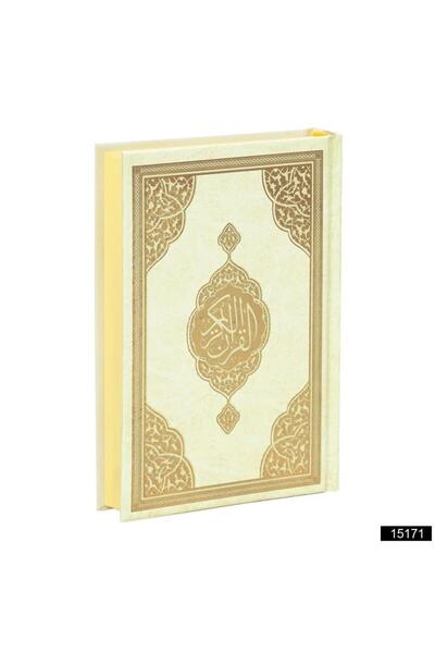 Furkan Neşriyat Cep Boy Medine Hatlı Arapça Sıvama Kapak Kuran-ı Kerim Krem