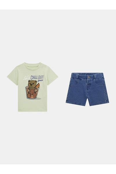 Guess SET SS T-SHIRT+KNITD