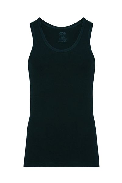 Şahin Men's Undershirt - 3 Pieces, Thick Strap, 47% Modal, 47% Cotton, 6% Elastane