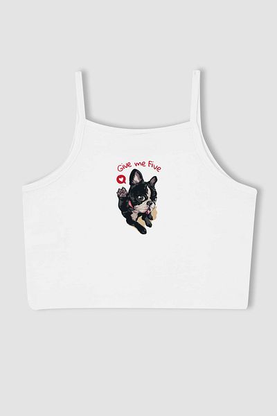 MYADA New Season Give me Five - Crop Top για κορίτσια 15199