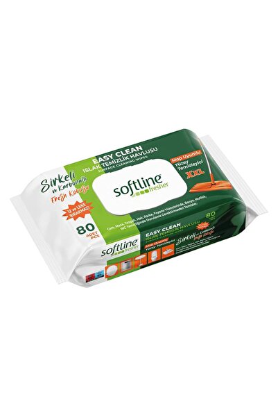 Softline Fresher Yüzey Temizlik Havlusu Mopa Uyumlu 80 li