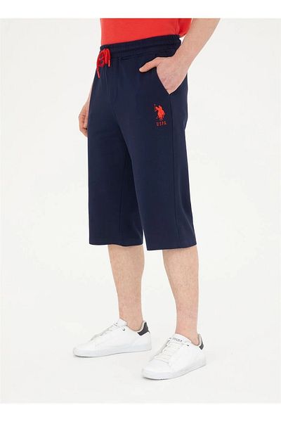 U.S. Polo Assn. US Polo Assn.Navy Blue Men's Sweatshirt Shorts - DUSTYIY024 DMLS