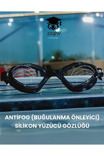 SEYFİKİRTASİYE Professional Silicone Antifog Swimmer - Adjustable Size and No Steaming