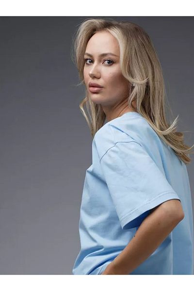 EXPECTED Unisex Oversize Βαμβακερό άνετο μπλουζάκι