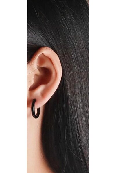 Piercing Market Steel & Silver Deliksiz Sıkıştırma Unisex Fake Dudak Burun Kulak Kıkırdak Septum 316l Cerrahi Çelik Ear Cuff Küpe