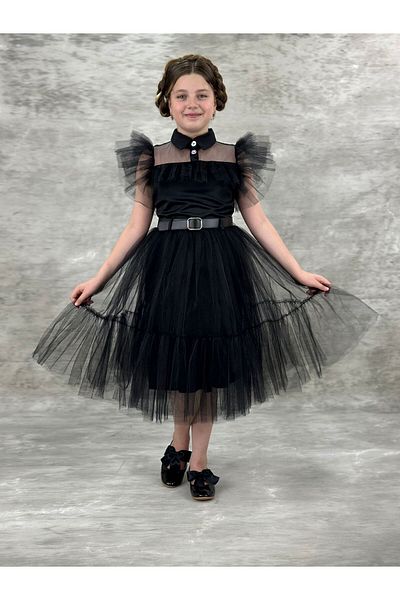 Little Pumpkin Girl's Wednesday Dress