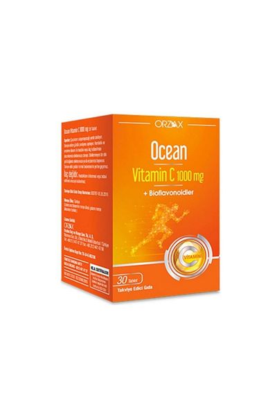 Ocean Orzax Ocean Vitamin C - 30 Tablets MFREYON00987