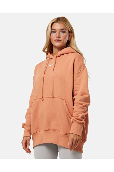 Nike Sportswear Phoenix Fleece Oversized Pullover Hoodie Kadın Sweatshirt DQ5860-225