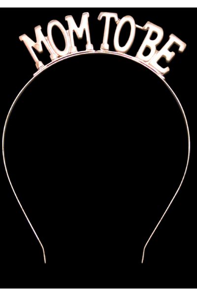 ELGALA MOM TO BE Written Metal Crown Decoration Crown