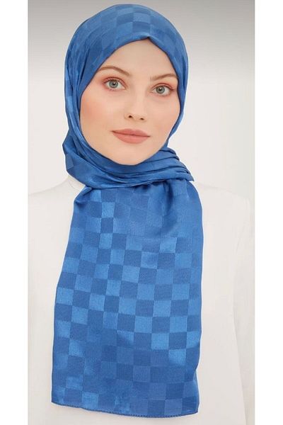 Armine Diamond Shawl - Checkerboard Design