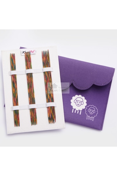 KnitPro Symfonie Ahşap 20 Cm Çorap Şişi Seti 20665