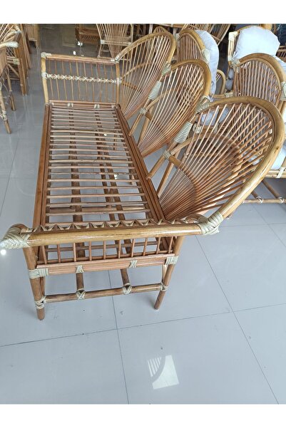 ZebraBambu Zebra Bambu Inci 5 Kişilik Masa Sandalye Takımı