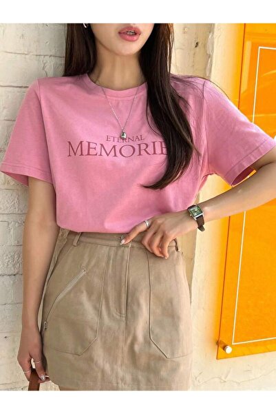 AFROGİYİM Eternal Memories Printed Women's Oversize T-shirt