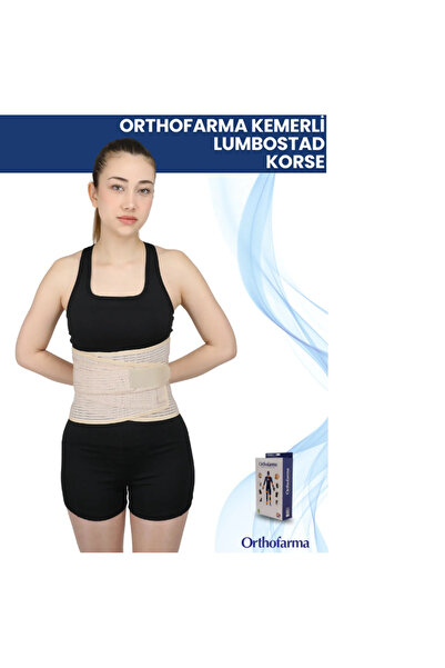 orthofarma Çelik Balenli Lumbostad Ortopedik Cırtlı Bel Fıtık Bel Kayması BED...