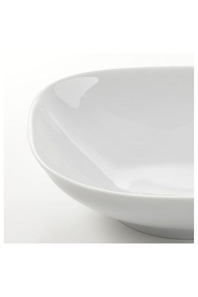 IKEA Vardera, Deep Plate, 20x20 Cm, White