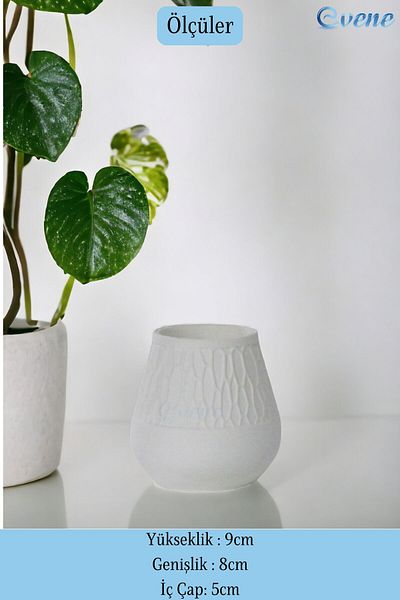 Evene Countertop Cutlery Decorative Upright Cutlery Holder Cylinder Cutlery White Color Model 3