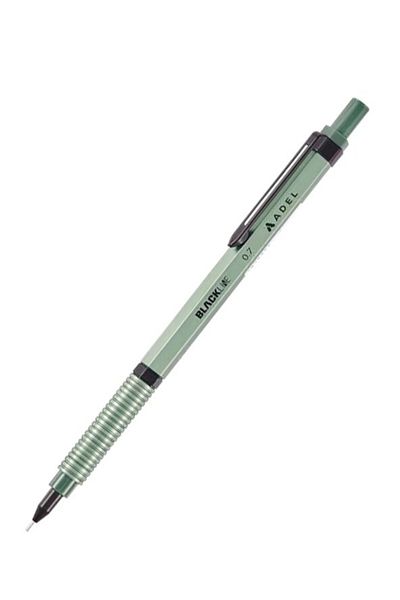 Adel Blackline Mechanical Versatil Pen - 0.7 Mm Point, Metallic Green