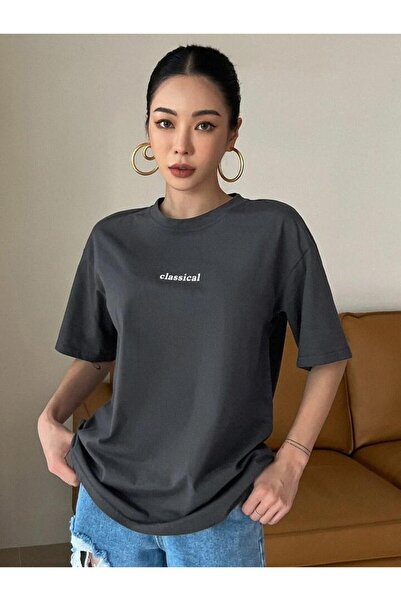 AFROGİYİM Γυναικείο μπλουζάκι με κλασικό σχέδιο