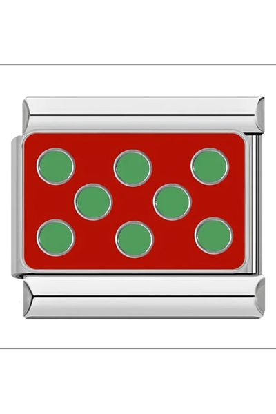 RoseCo00 Italian Steel Bracelet Charm