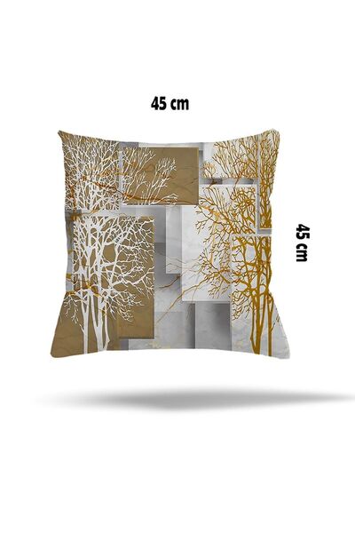 farbala Μαξιλαροθήκη με μοτίβο δέντρου Γεωμετρική κρυφή φερμουάρ Μαξιλαροθήκη Μαξιλαροθήκη καναπέ