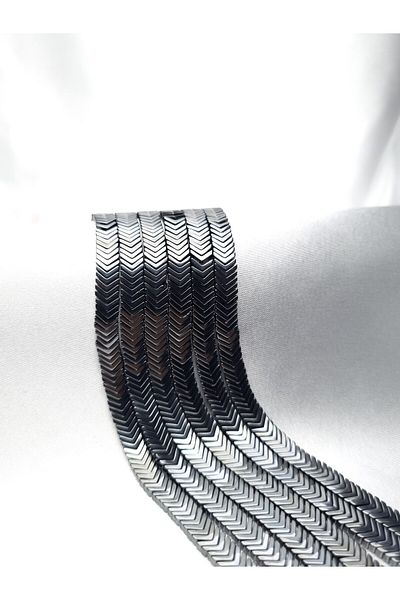 Yüksel Boncuk 6x1 mm Hematite Anthracite Sergeant Natural Stone String
