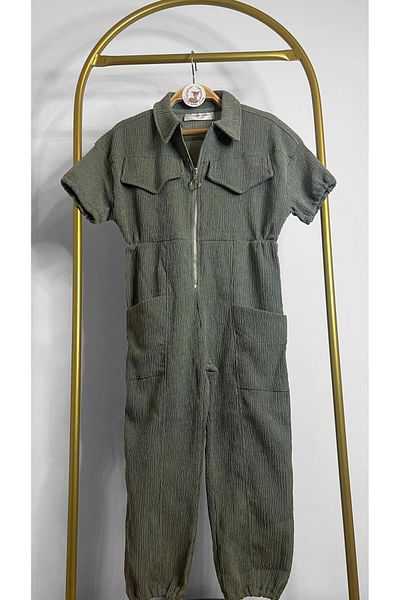 Bambi Kids Short Sleeve Jumpsuit - Relaxed Fit