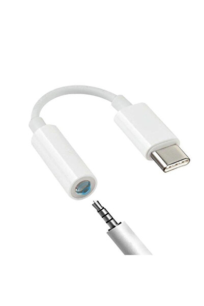 Genel Markalar Samsung Galaxy A34 Uyumlu 3.5 Mm Type C Kulaklık Çevirici Dönü...