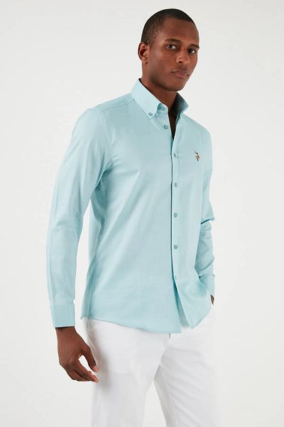 U.S. Polo Assn. US POLO Мъжка спортна тениска Slimfit -1826727 Cedcolor