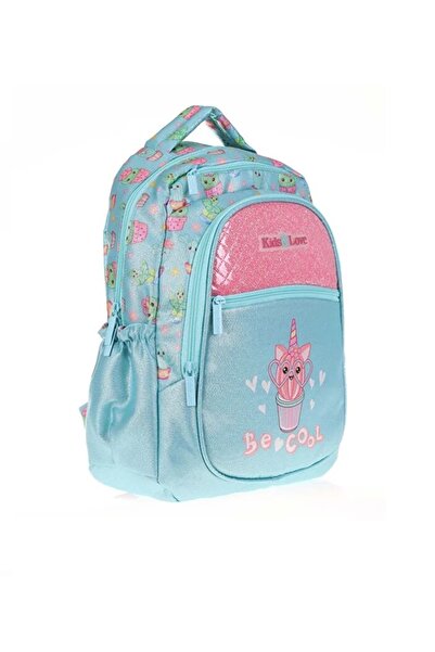 tüftürük Kaukko Kids Love Rucsac școlar pentru fete, matlasat, cu cactus