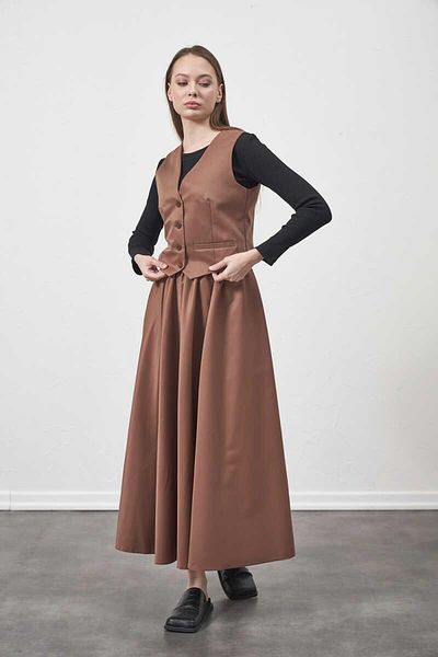 Mevra Fit Coffee Vest