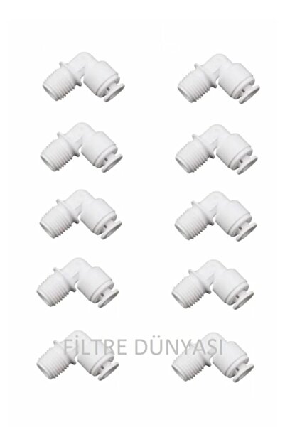 Filtre Dünyası Su Arıtma Cihazı Için( L ) Quick Dirsek 1/4 6mm Hortuma Uygun ...