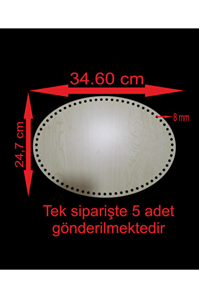 ASUDE HEDİYELİK Drvena posuda za kremu 35x25 cm 5 komada Bambus posuda za ple...