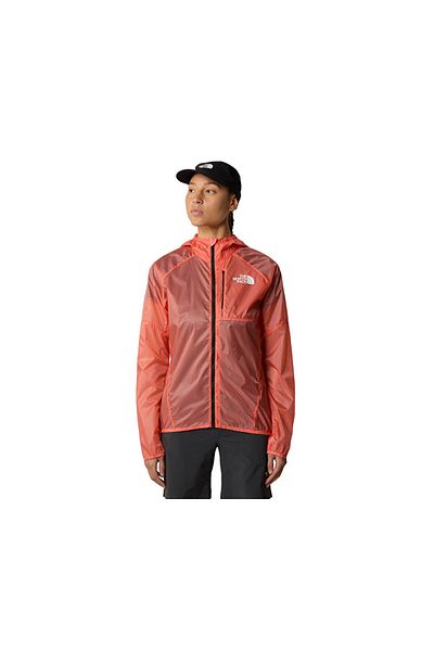 THE NORTH FACE Windstream Shell Women's Outdoor Raincoat - Adjustable, Red NF0A87HFGTH1