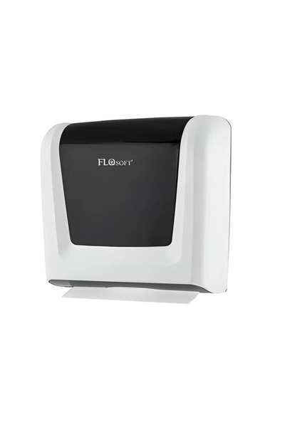 Flosoft Z Katlama Kağıt Havluluk 300'lü Wc Kağıt Dispanseri Beyaz Z Katlama 3...