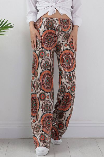PULLIMM ESP048 Model Pulpete Pantaloni cu talie elastica