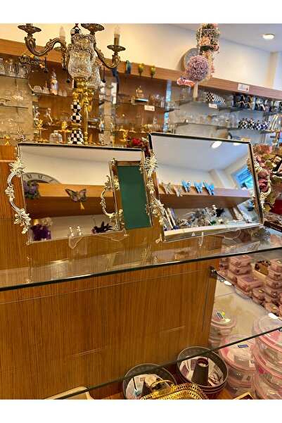 PLUS HOME TEPSİ AYAKLI AYNALI SUNUM