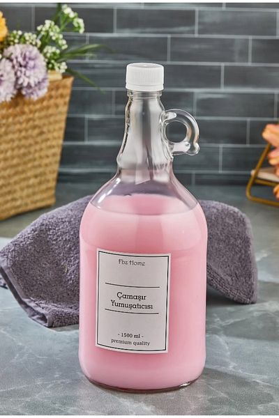 ŞAKİLATA CONCEPT Μπουκάλι μαλακτικού 1500ml γαλονιού - Λευκό καπάκι
