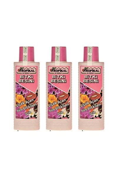 TROPİKAL Çiçek Açan Bitki Besini x 3 Adet 225 ml