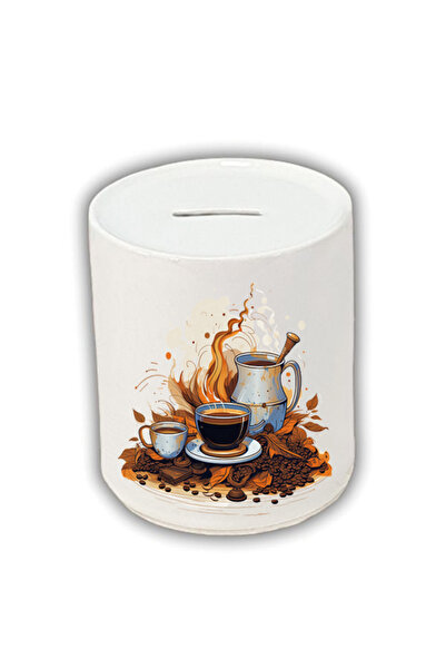 lili hediyelik Скарбничка для заощаджень - з принтом кави