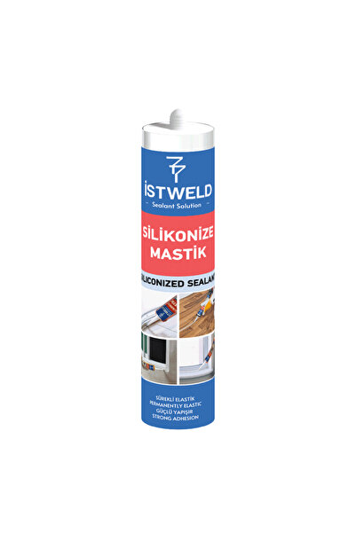 istweld Silikonize Mastik 450 Gr Siyah