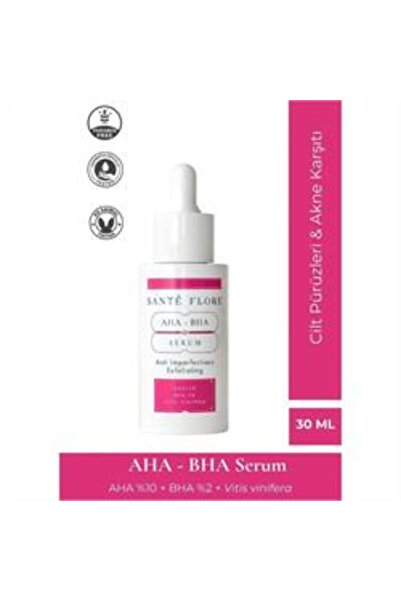 Sante ( KİL MASKESİ HEDİYE ) Sante Flore AHA BHA Serum 30ml ( 1 ADET )