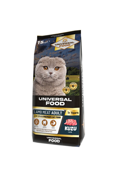 Universal UNİVERSAL KUZU ETLİ PREMİUM KEDİ MAMASI 15KG