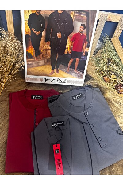 SATTENS Набір для нареченого з 5 предметів - комплект піжами з бавовняної тканини