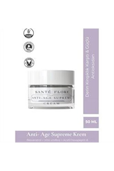 Sante ( KİL MASKESİ HEDİYE ) Sante Flore Anti Aging ve Sıkılaştırıcı Yüz Kremi 50ml ( 1 ADET )