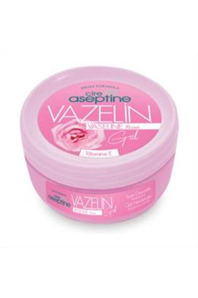 ( KİL MASKESİ HEDİYE ) Cire Aseptine Gül Vazelin 150 ml ( 1 ADET )