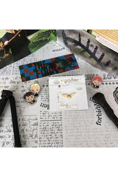 Sihir Dükkanı Wizarding World- Harry Potter Snitch Pin 3×4 cm Licensed